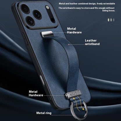 SULADA Fashion Series for iPhone 17 Pro Max Case Wristband Kickstand Leather Back Phone Cover