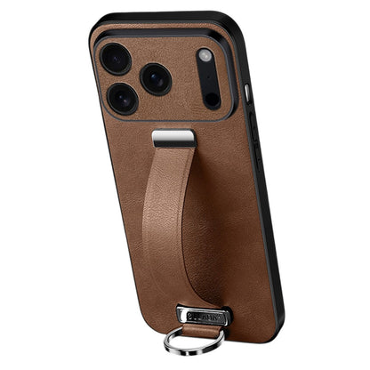 SULADA Fashion Series for iPhone 17 Pro Max Case Wristband Kickstand Leather Back Phone Cover