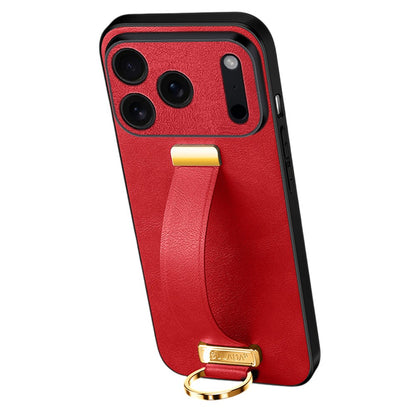 SULADA Fashion Series for iPhone 17 Pro Max Case Wristband Kickstand Leather Back Phone Cover