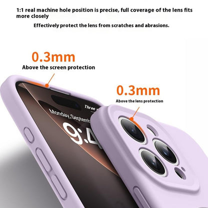 For iPhone 15 Pro Max Case Compatible with MagSafe Soft Skin-Touch Liquid Silicone + PC Phone Cover
