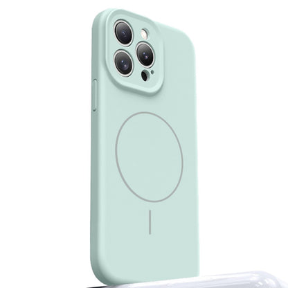 For iPhone 15 Pro Max Case Compatible with MagSafe Soft Skin-Touch Liquid Silicone + PC Phone Cover