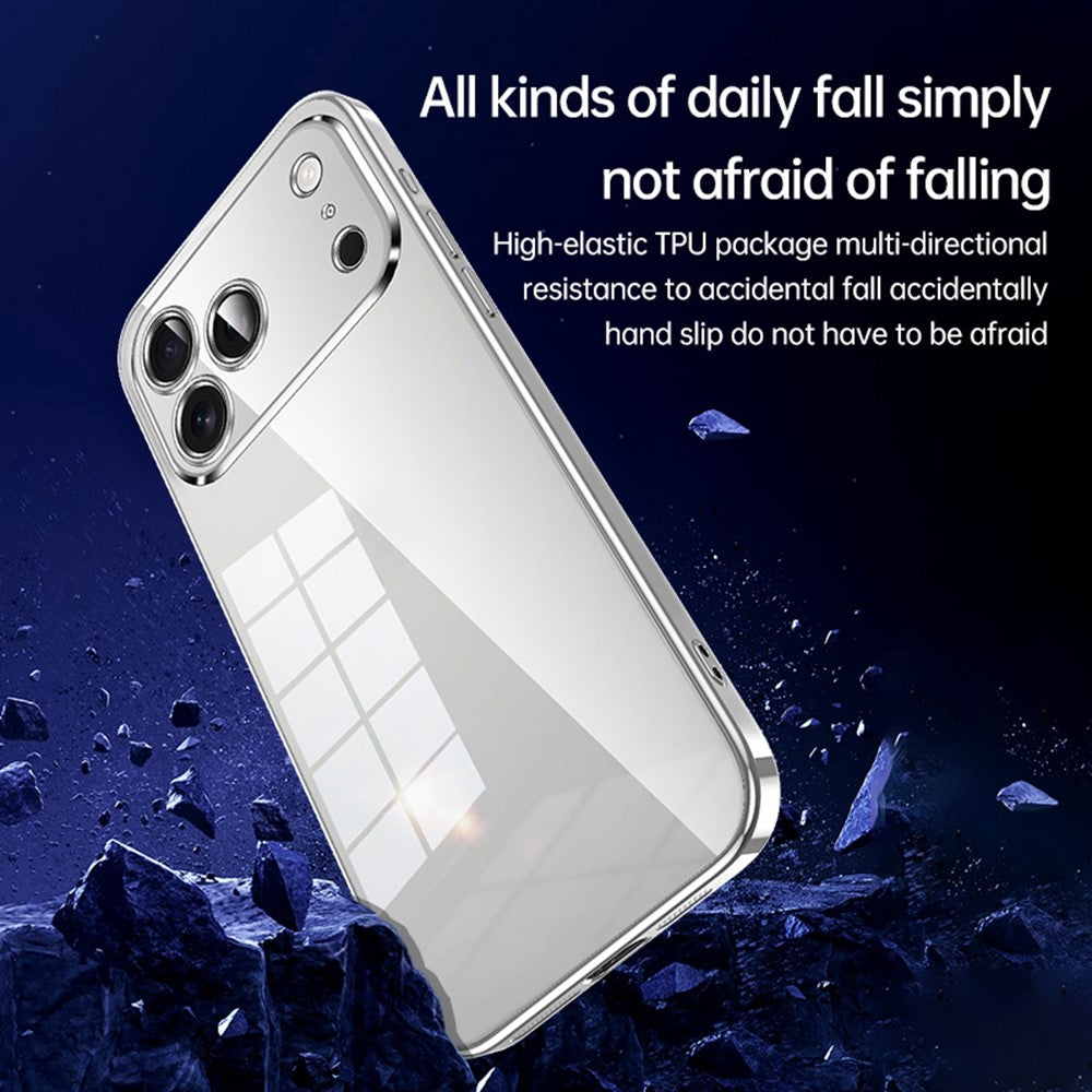 SULADA For iPhone 17 Pro Case Ultra Thin Electroplated TPU Clear Phone Cover