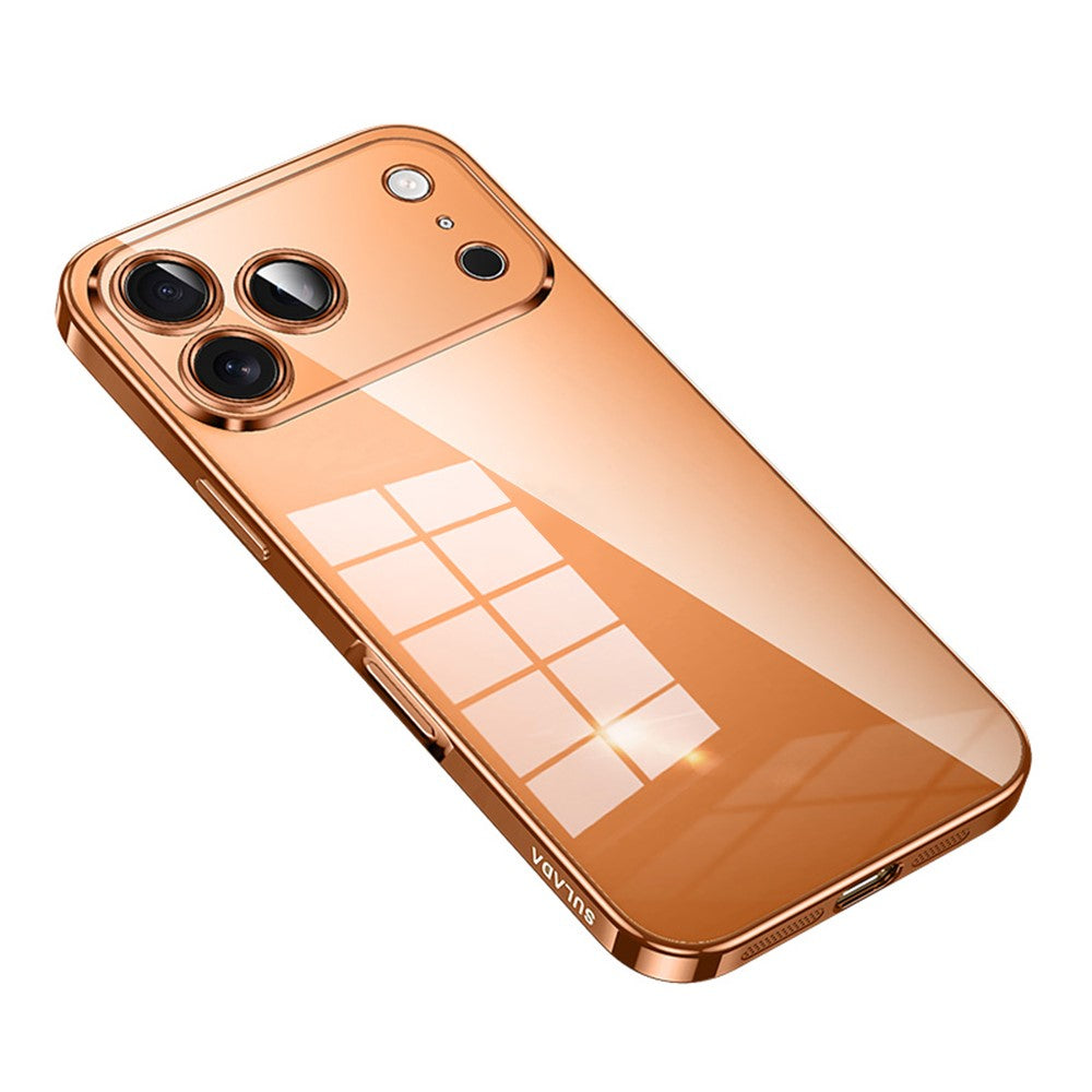 SULADA For iPhone 17 Pro Max Case Ultra Thin Electroplated TPU Clear Phone Cover