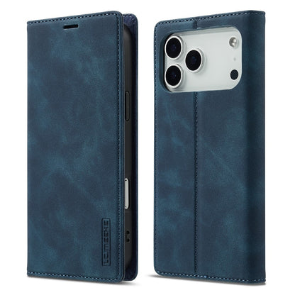 LC.IMEEKE For iPhone 17 Pro Case Wallet Microfiber Leather Phone Cover