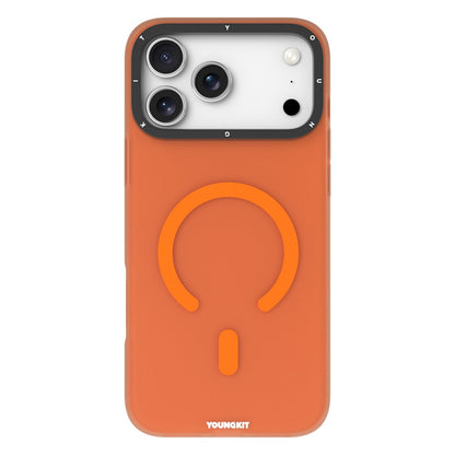 YOUNGKIT For iPhone 17 Pro Matte Case Compatible with MagSafe PET TPU Phone Cover