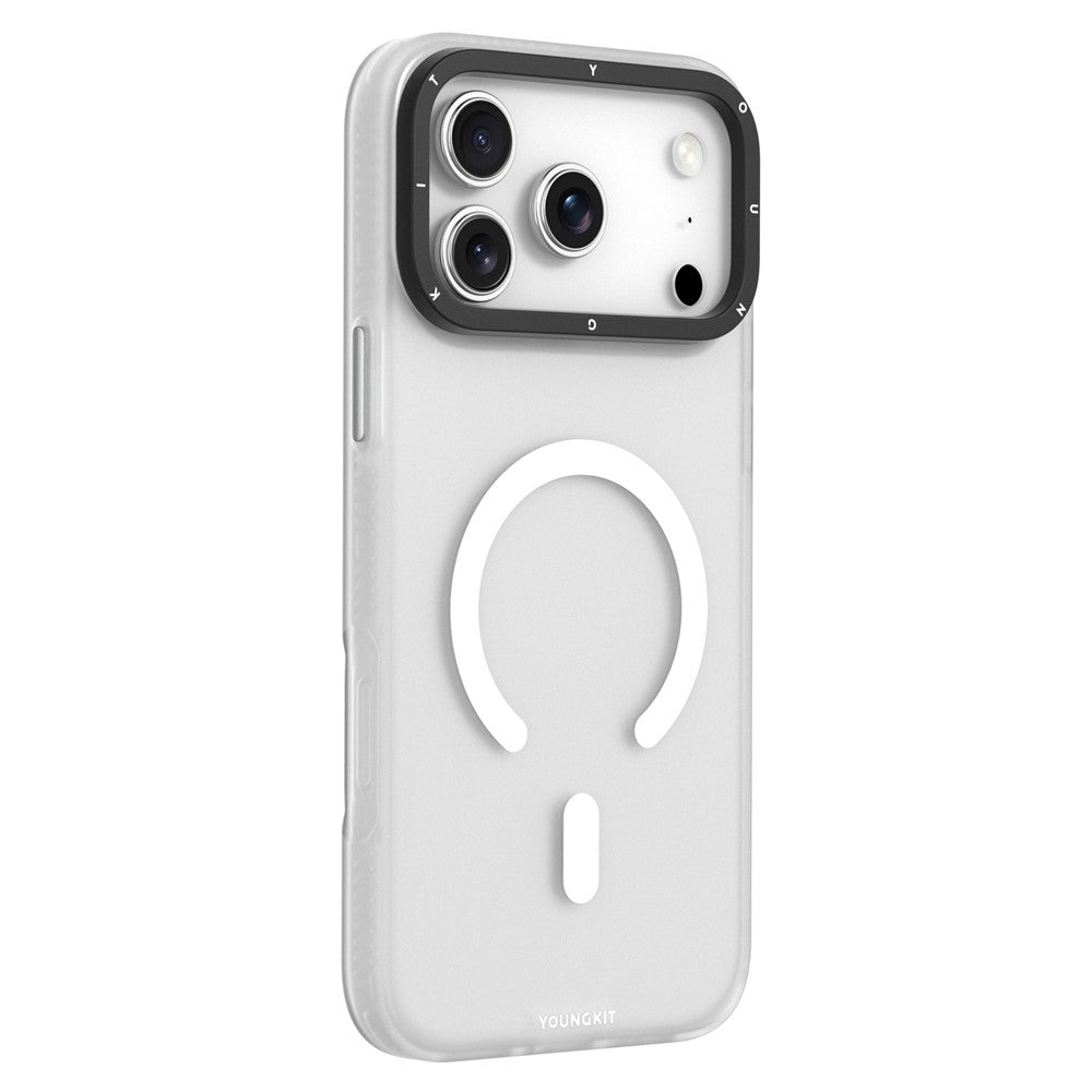 YOUNGKIT For iPhone 17 Pro Matte Case Compatible with MagSafe PET TPU Phone Cover
