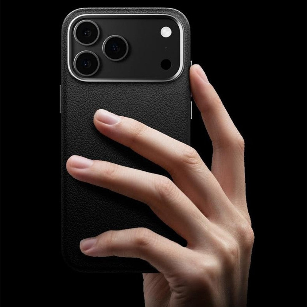 X-LEVEL For iPhone 17 Pro Case Compatible with MagSafe PU Leather Hard PC Phone Cover