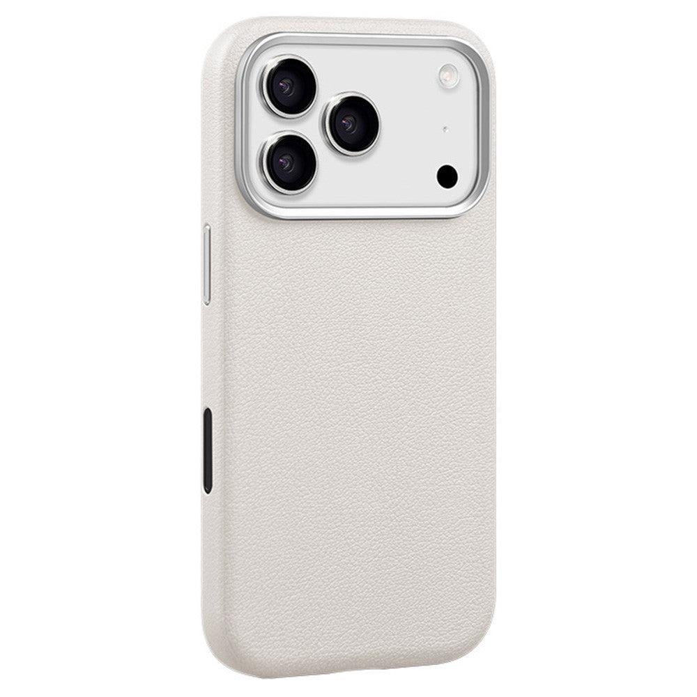X-LEVEL For iPhone 17 Pro Case Compatible with MagSafe PU Leather Hard PC Phone Cover