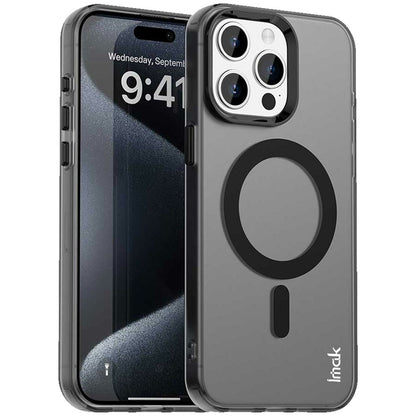 IMAK For iPhone 15 Pro Case Compatible with MagSafe Candy Color Anti Drop TPU + PET Back Cover