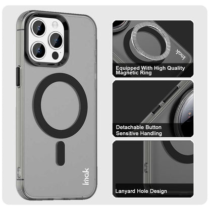 IMAK For iPhone 15 Pro Case Compatible with MagSafe Candy Color Anti Drop TPU + PET Back Cover