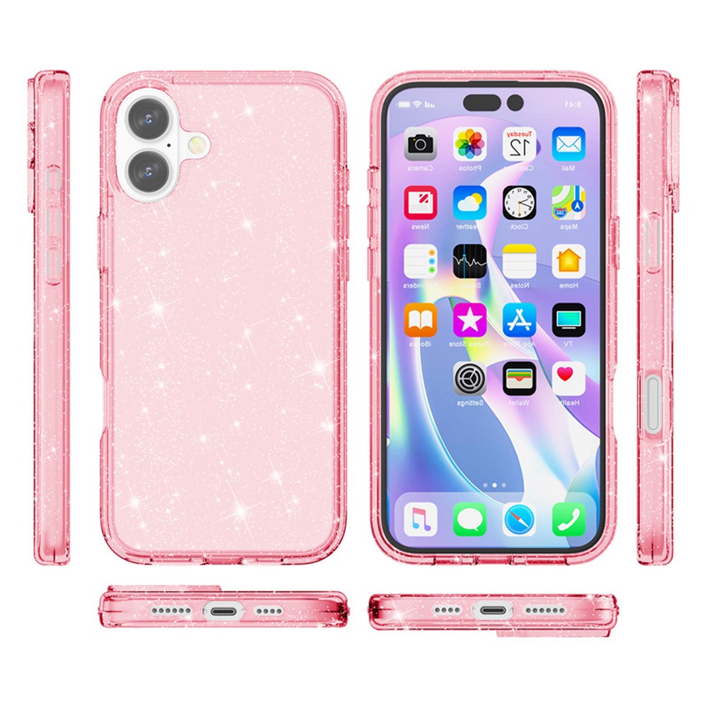 AMORUS For iPhone 17 Case Soft TPU Hard PC Back Shockproof Phone Cover