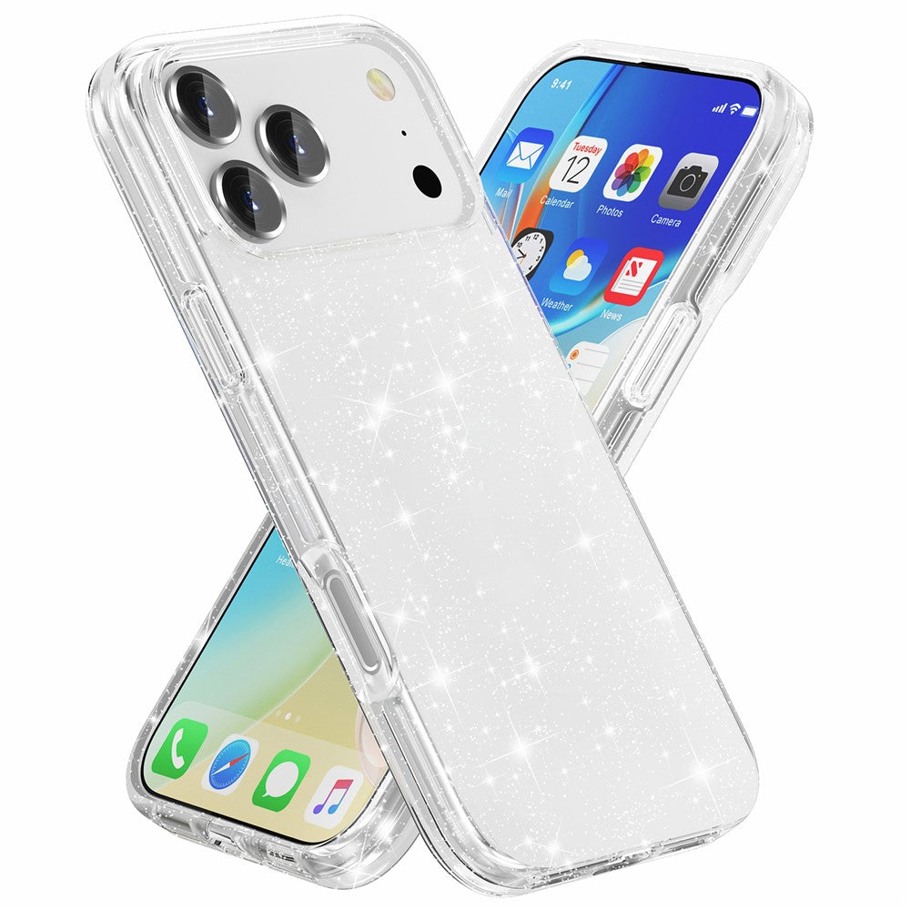 AMORUS For iPhone 17 Pro Max Case Soft TPU Hard PC Back Shockproof Phone Cover