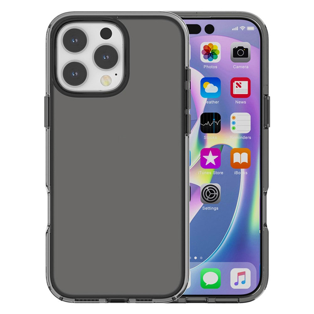 AMORUS For iPhone 16 Pro Max Case Soft TPU Hard PC Back Shockproof Phone Cover