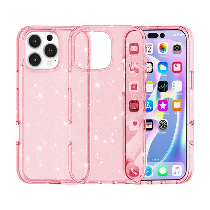 AMORUS For iPhone 16 Pro Case Soft TPU Hard PC Back Shockproof Phone Cover