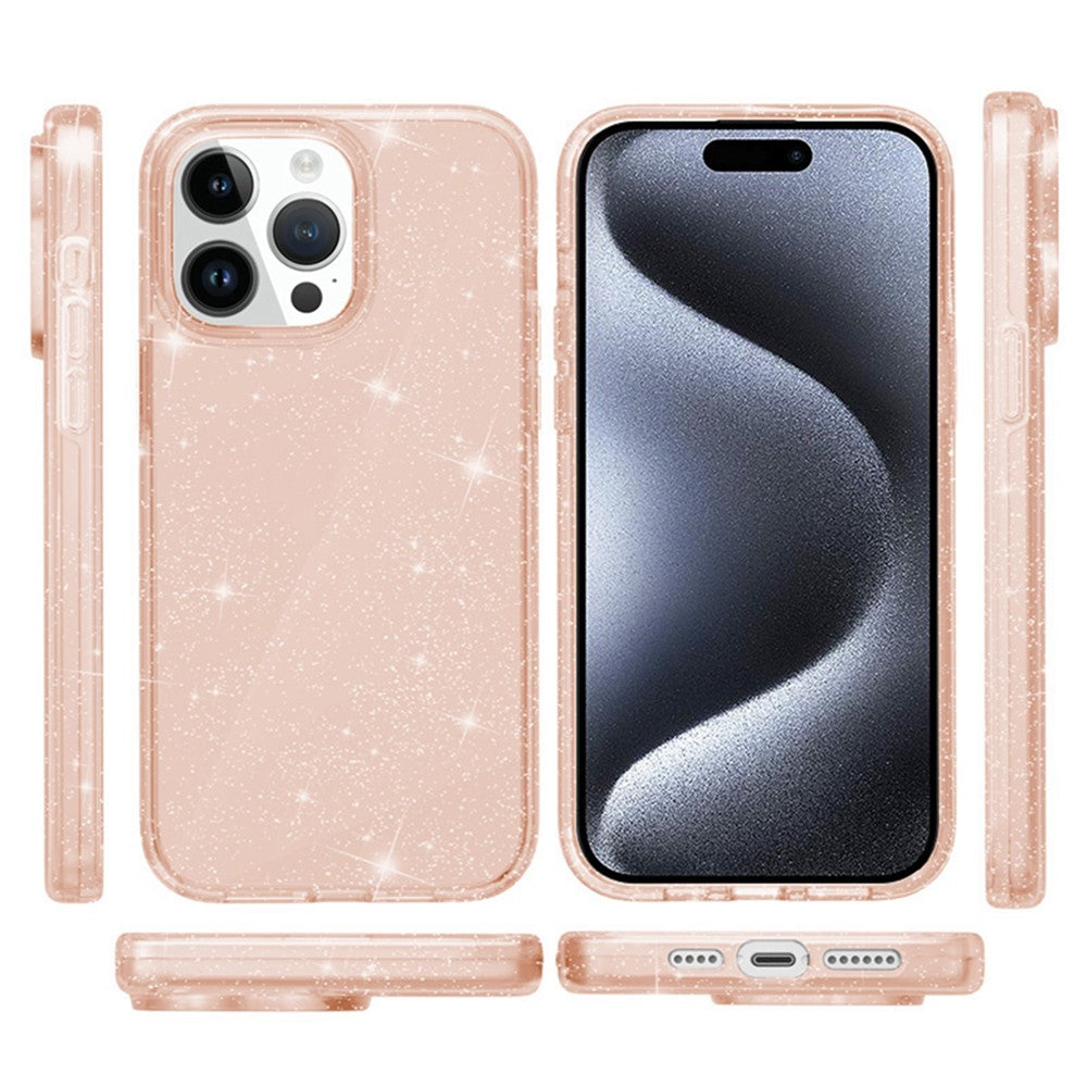 AMORUS For iPhone 15 Pro Max Case Soft TPU Hard PC Back Shockproof Phone Cover