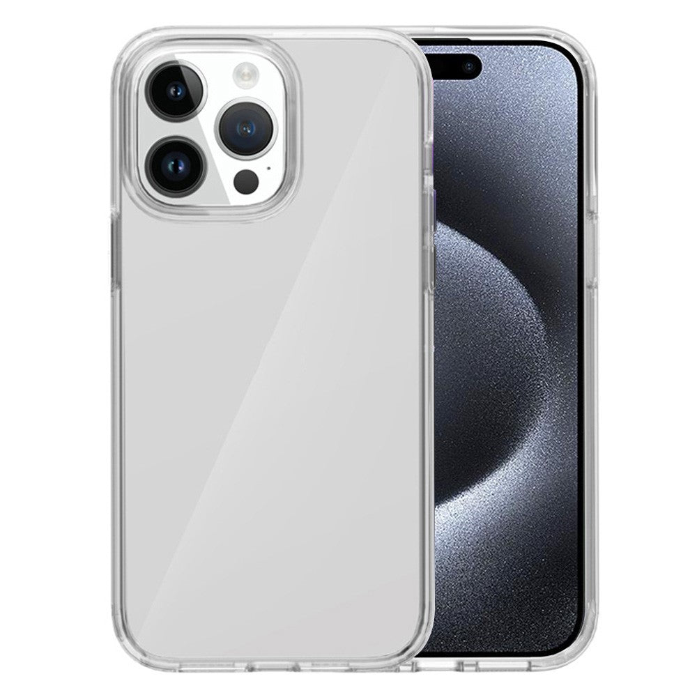 AMORUS For iPhone 15 Pro Max Case Soft TPU Hard PC Back Shockproof Phone Cover