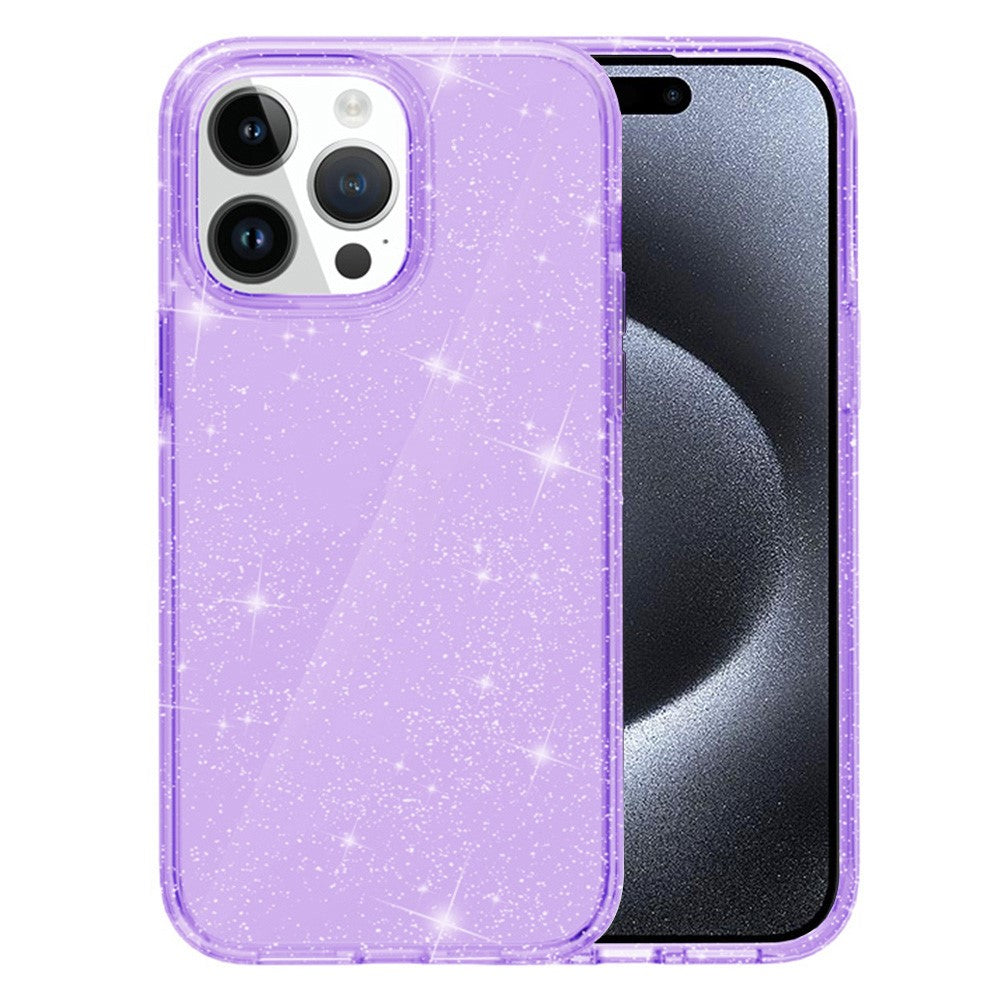 AMORUS For iPhone 15 Pro Case Soft TPU Hard PC Back Shockproof Phone Cover