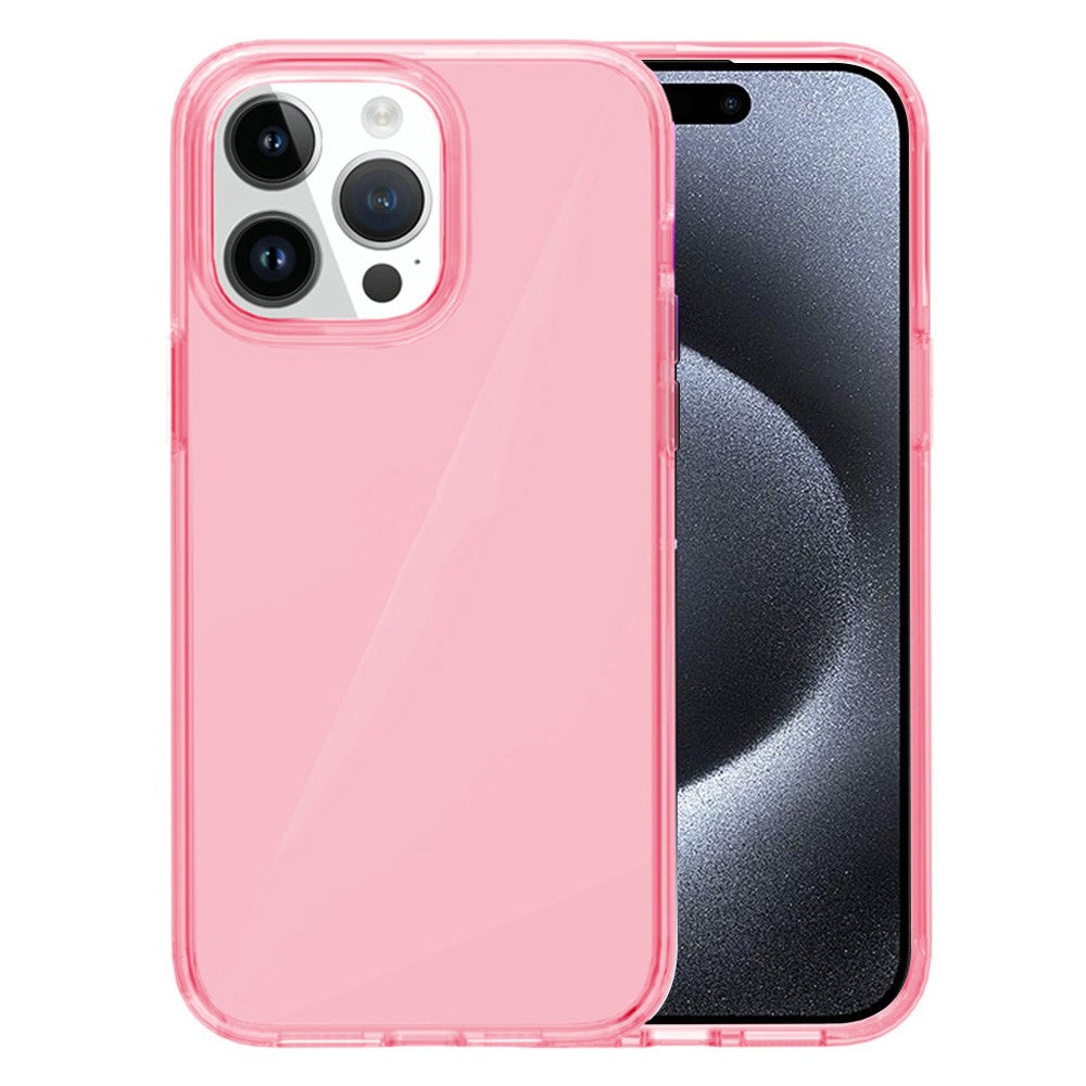 AMORUS For iPhone 15 Pro Case Soft TPU Hard PC Back Shockproof Phone Cover