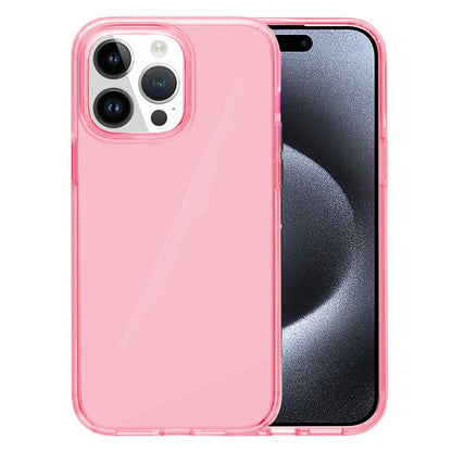 AMORUS For iPhone 15 Pro Case Soft TPU Hard PC Back Shockproof Phone Cover