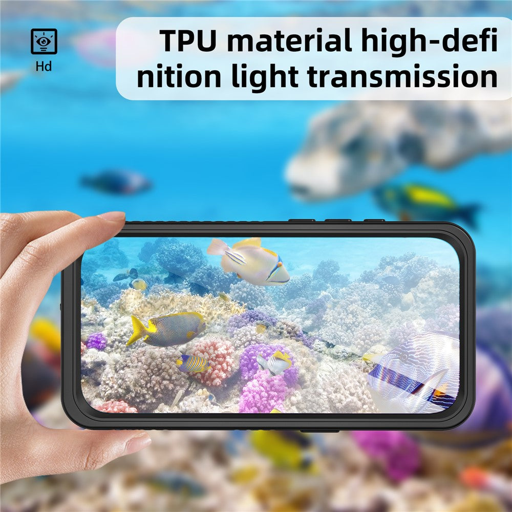REDPEPPER FS / FM Series For iPhone 17 Clear Case Compatible with MagSafe PC TPU PET IP68 Waterproof Phone Cover