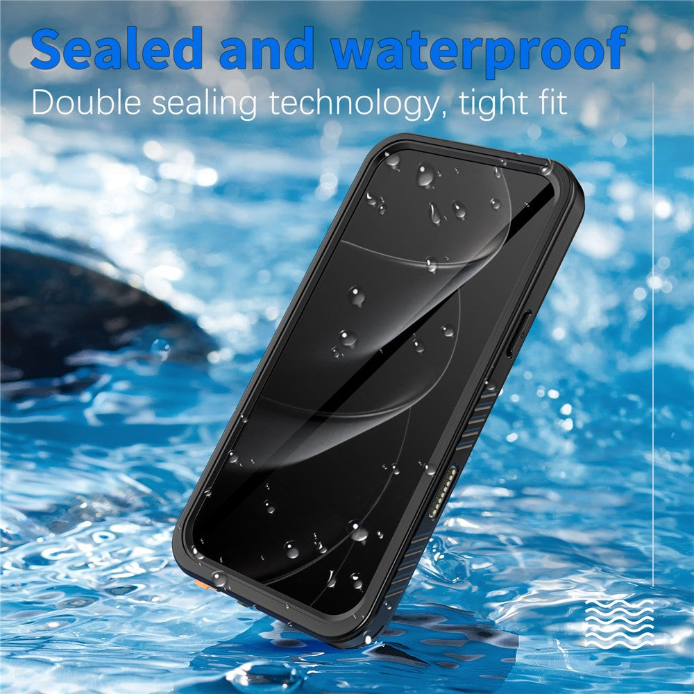 REDPEPPER FS / FM Series For iPhone 17 Pro Max Clear Case Compatible with MagSafe PC TPU PET IP68 Waterproof Phone Cover