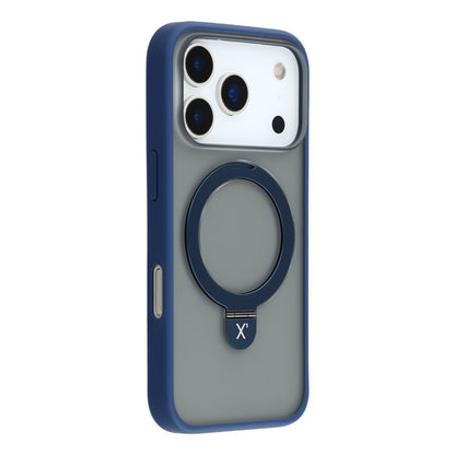 X-LEVEL For iPhone 17 Pro Case Metal Kickstand TPU PC Phone Back Cover