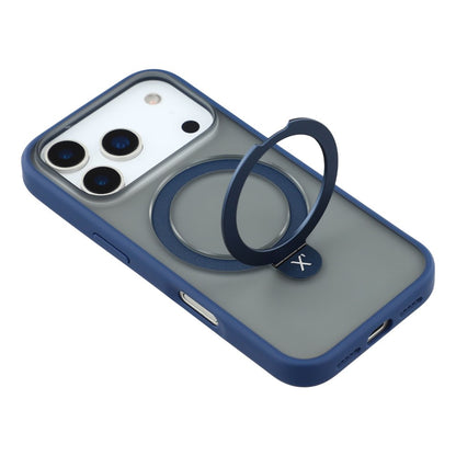 X-LEVEL For iPhone 17 Pro Case Metal Kickstand TPU PC Phone Back Cover