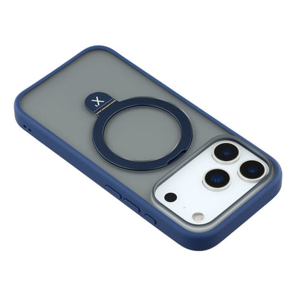 X-LEVEL For iPhone 17 Pro Case Metal Kickstand TPU PC Phone Back Cover