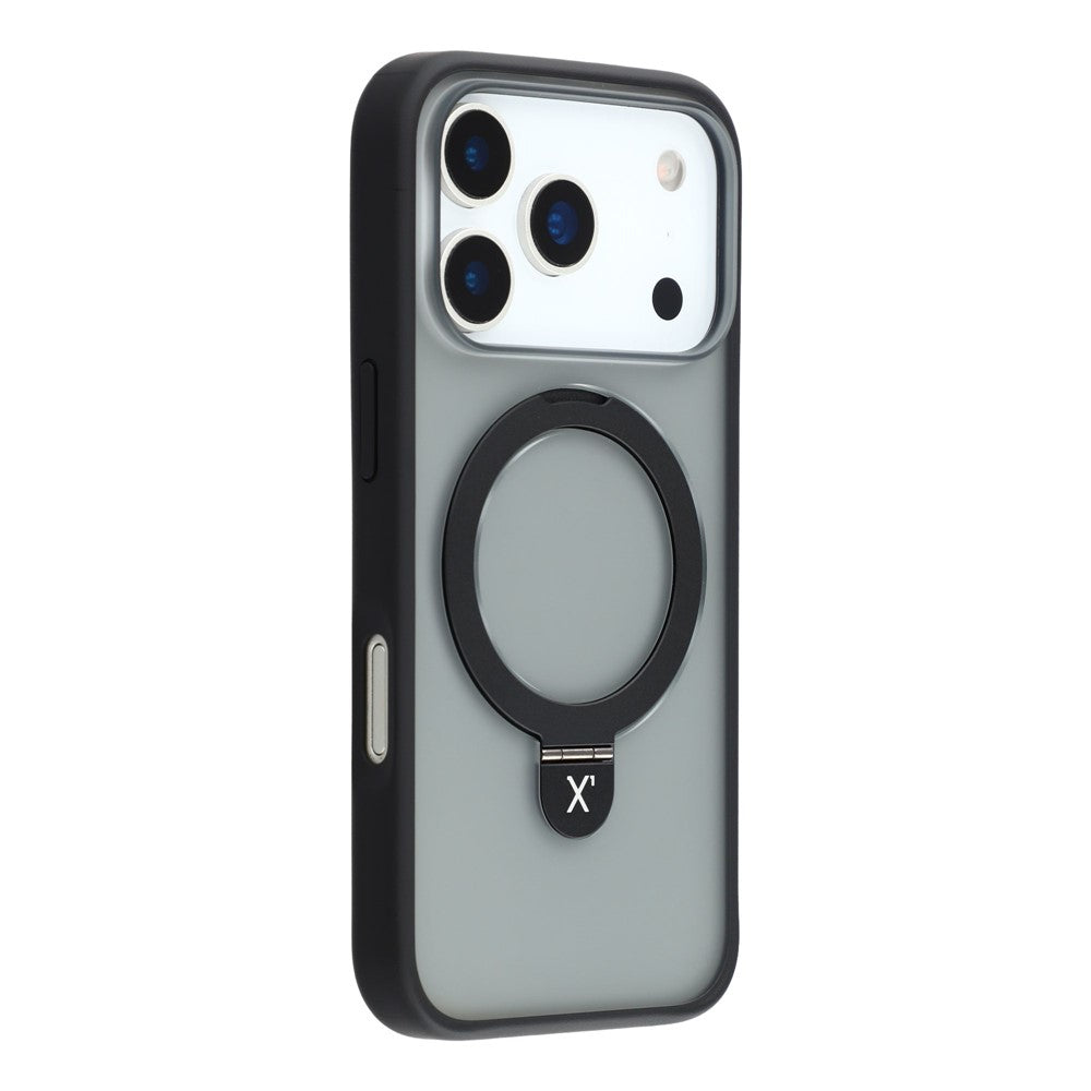X-LEVEL For iPhone 17 Pro Case Metal Kickstand TPU PC Phone Back Cover