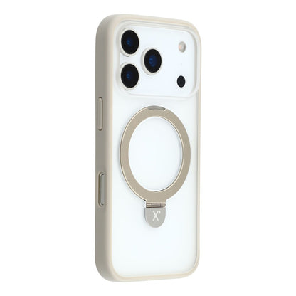 X-LEVEL For iPhone 17 Pro Case Metal Kickstand TPU PC Phone Back Cover