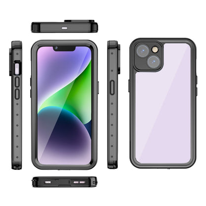 REDPEPPER PRO Series for iPhone 14 Plus IP68 Waterproof Anti-drop Transparent Phone Case Full Protection Smartphone Cover