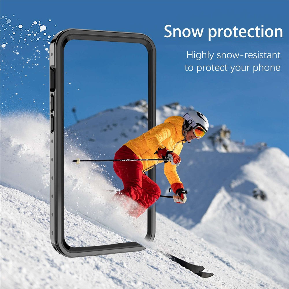 REDPEPPER PRO Series for iPhone 14 Plus IP68 Waterproof Anti-drop Transparent Phone Case Full Protection Smartphone Cover