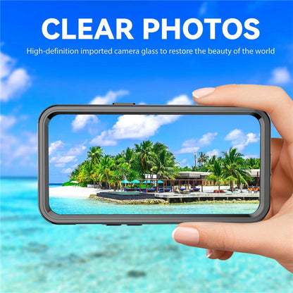 REDPEPPER PRO Series for iPhone 14 Plus IP68 Waterproof Anti-drop Transparent Phone Case Full Protection Smartphone Cover