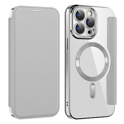 AMORUS For iPhone 15 Pro Max Case Compatible with MagSafe RFID Blocking Card Holder Leather Phone Cover