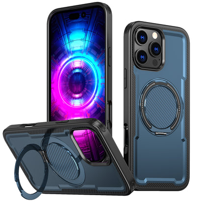 For iPhone 15 Pro Case Compatible with MagSafe TPU + PC Kickstand Phone Cover
