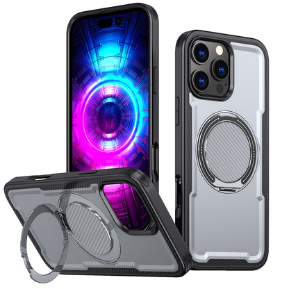 For iPhone 15 Pro Case Compatible with MagSafe TPU + PC Kickstand Phone Cover