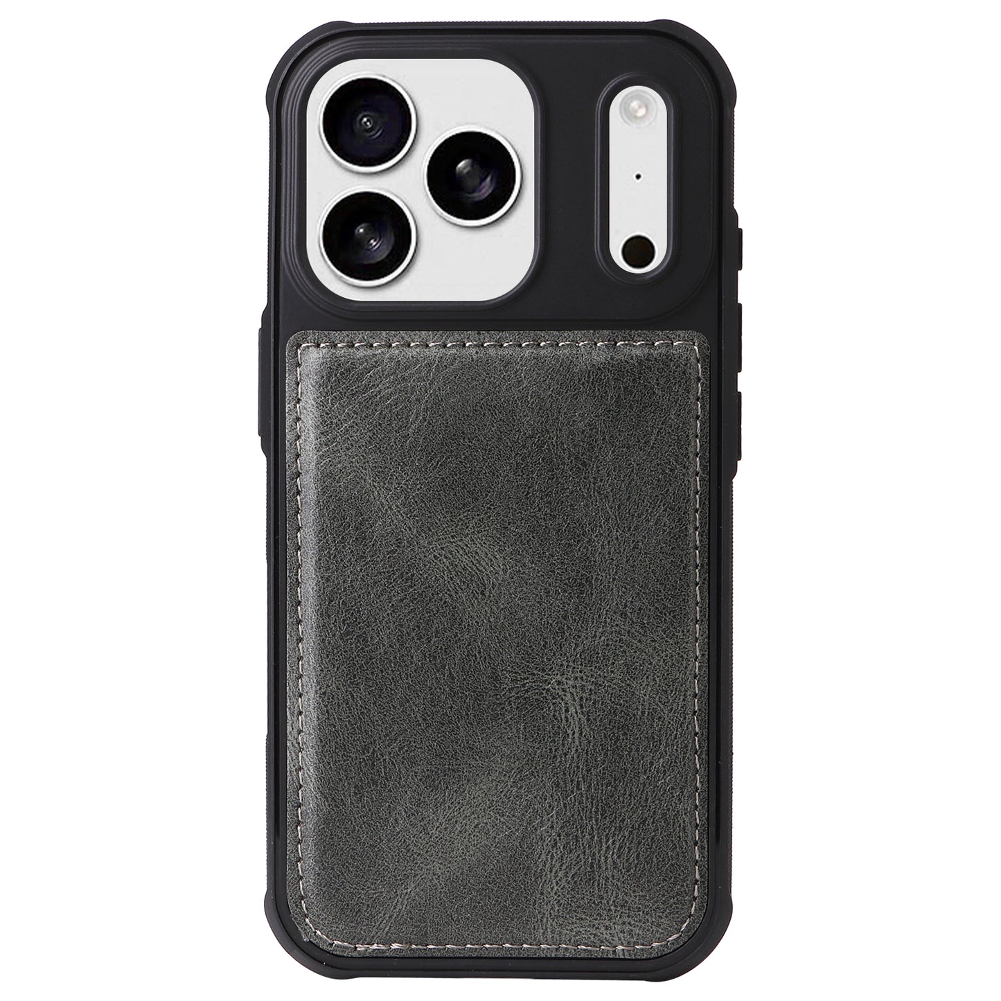 For iPhone 17 Pro Max Phone Case PU Leather Zipper Wallet Detachable Cover