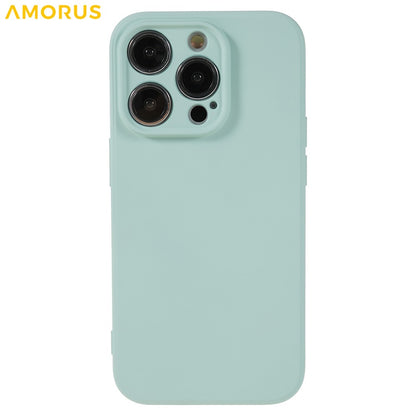 AMORUS For iPhone 15 Pro Max Case Precise Cutouts TPU Fiber Lining Shockproof Phone Cover