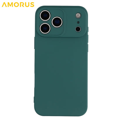 AMORUS For iPhone 17 Pro Case Precise Cutouts TPU Fiber Lining Shockproof Phone Cover