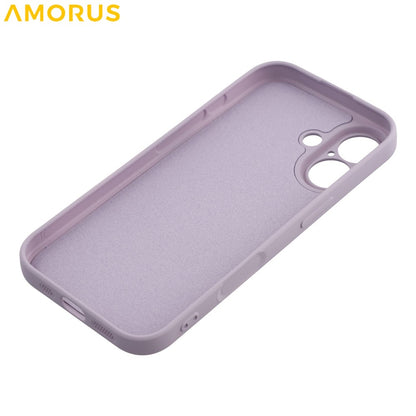 AMORUS For iPhone 17 Case Precise Cutouts TPU Fiber Lining Shockproof Phone Cover