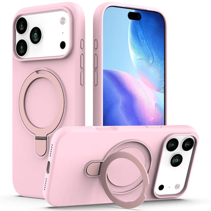 For iPhone 17 Pro Max Case Compatible with MagSafe Kickstand PC + Silicone Phone Cover