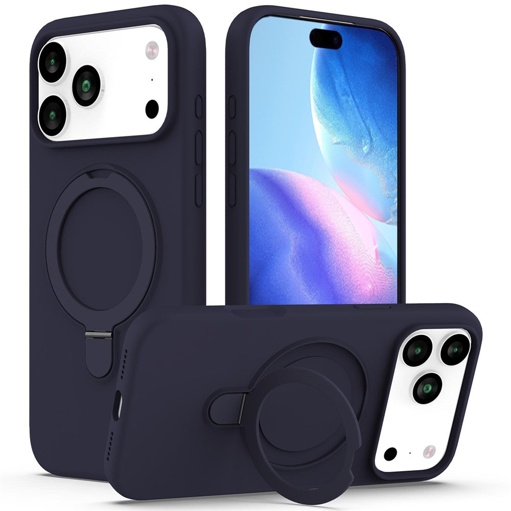 For iPhone 17 Pro Max Case Compatible with MagSafe Kickstand PC + Silicone Phone Cover