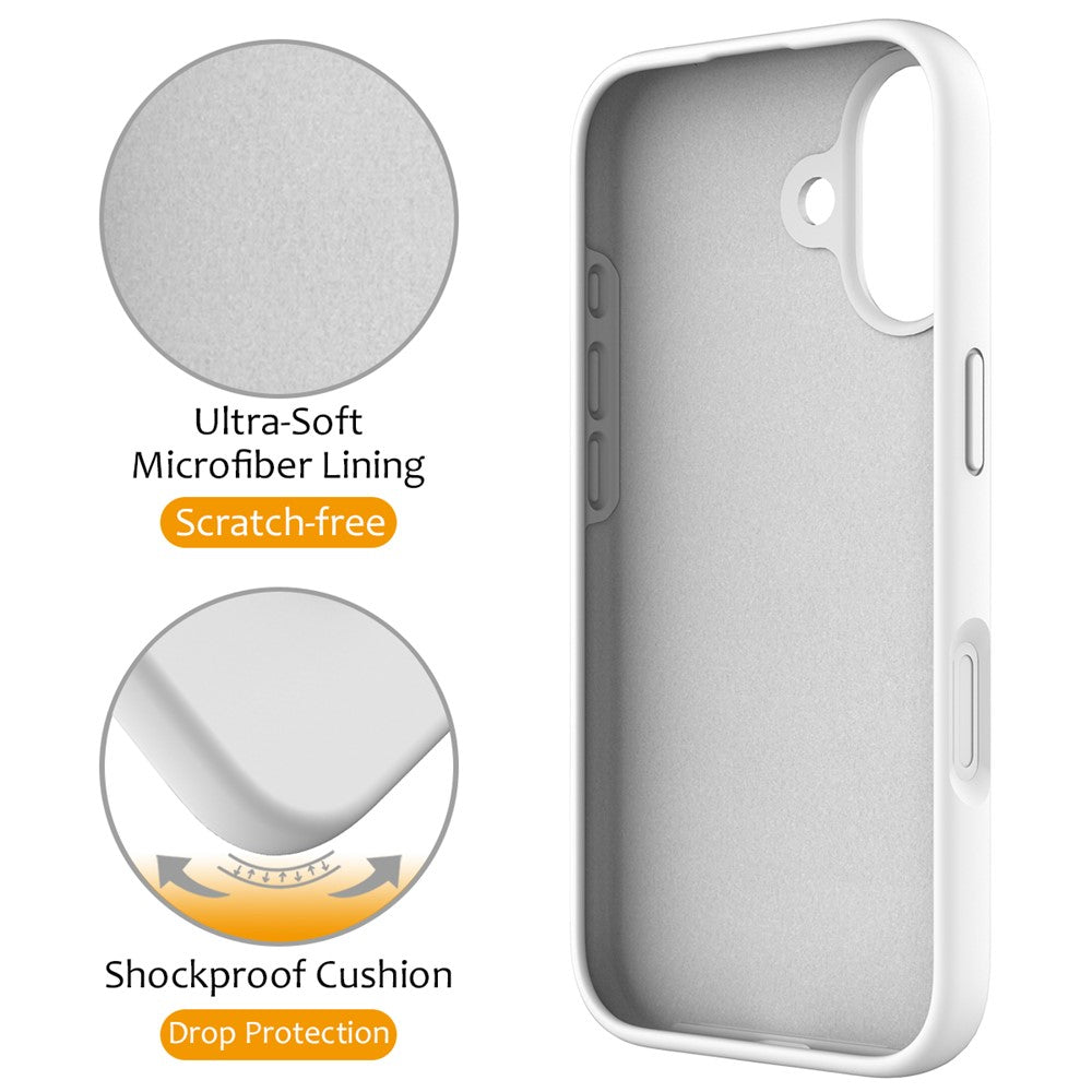 For iPhone 17 Case Compatible with MagSafe Kickstand PC + Silicone Phone Cover