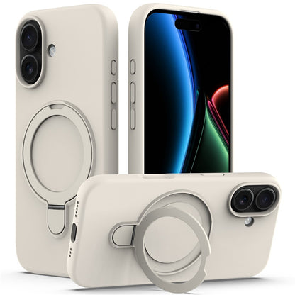 For iPhone 17 Case Compatible with MagSafe Kickstand PC + Silicone Phone Cover