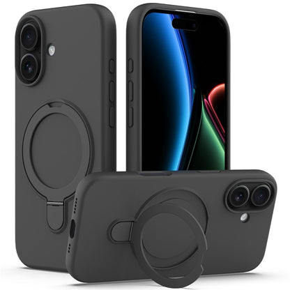 For iPhone 17 Case Compatible with MagSafe Kickstand PC + Silicone Phone Cover