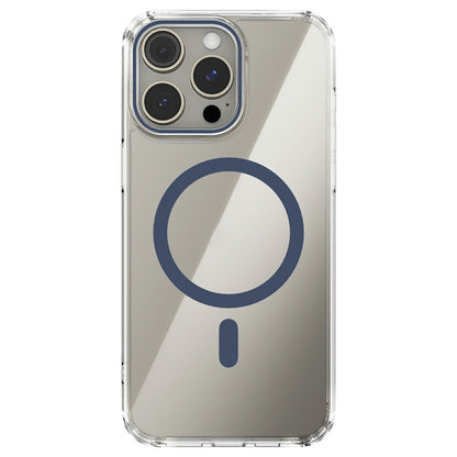 ABEEL For iPhone 15 Pro Max Case Compatible with MagSafe Anti Scratch Clear TPU PC Phone Back Cover