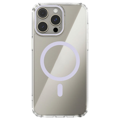 ABEEL For iPhone 15 Pro Max Case Compatible with MagSafe Anti Scratch Clear TPU PC Phone Back Cover