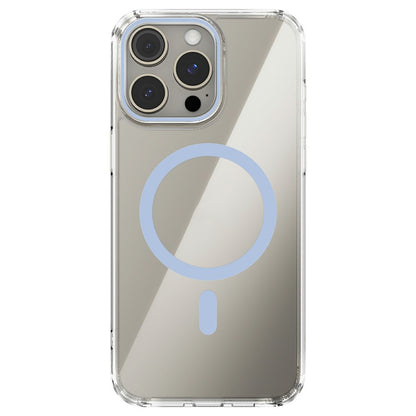ABEEL For iPhone 15 Pro Case Compatible with MagSafe Anti Scratch Clear TPU PC Phone Back Cover