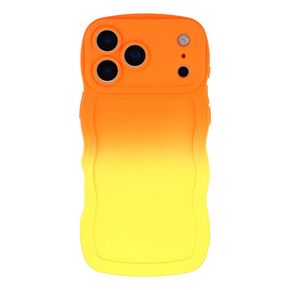 For iPhone 17 Pro Case Gradient Color Rubberized TPU Phone Cover