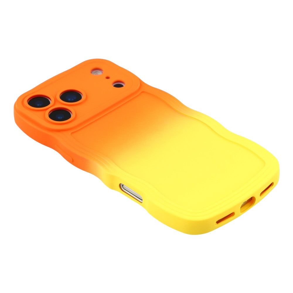 For iPhone 17 Pro Case Gradient Color Rubberized TPU Phone Cover
